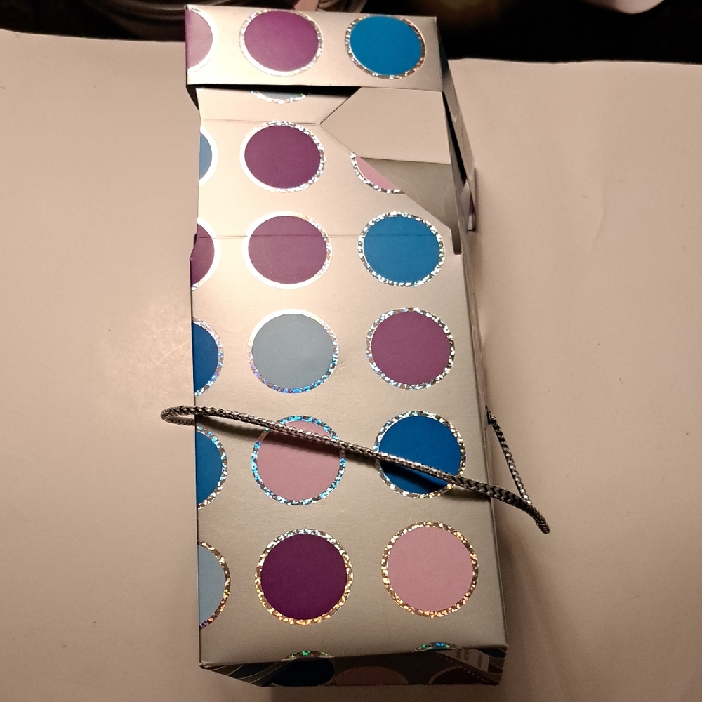 Colorful Polka Dot Party Favor Box